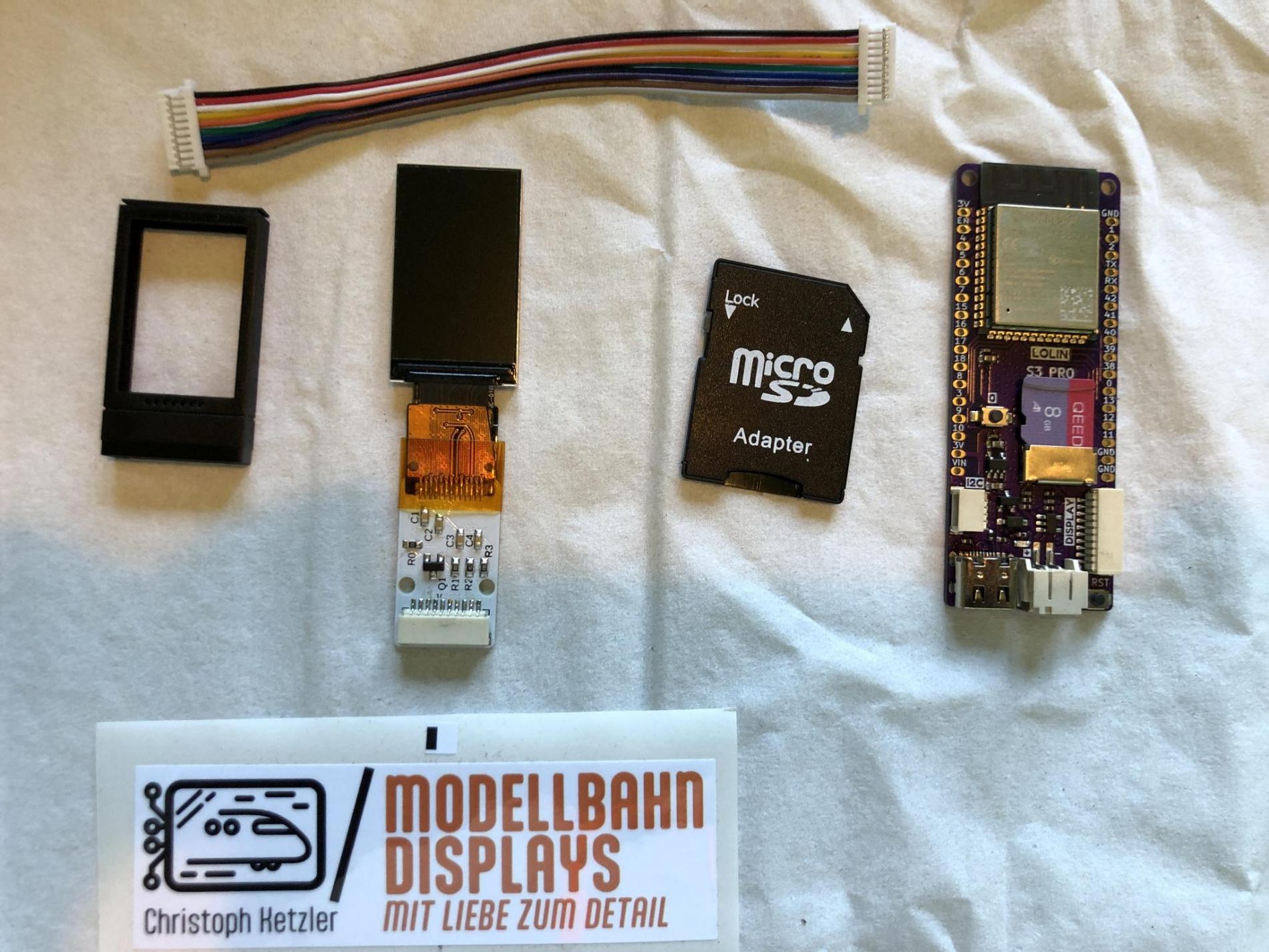 Ein echtes Display für die H0-Werbefläche