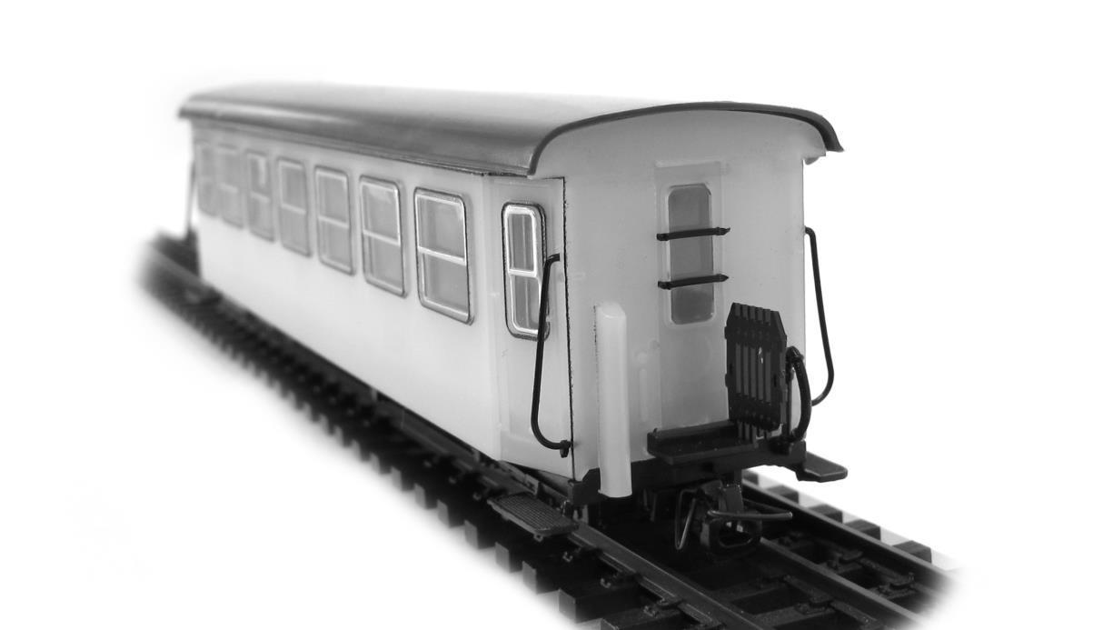 Weiß und heiß, der H0e Schmalspurwagen der 32xx-Serie