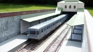 Stadtbahnstation à la Stadtpark schon mit U-Bahn
